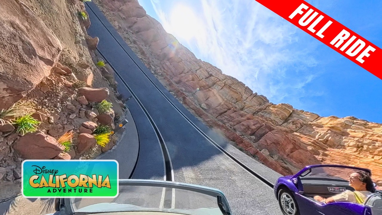 [4K] Гонки в Радиатор-Спрингс – Гонка от первого лица 🚗💨 | Cars Land в Disney California Adventure