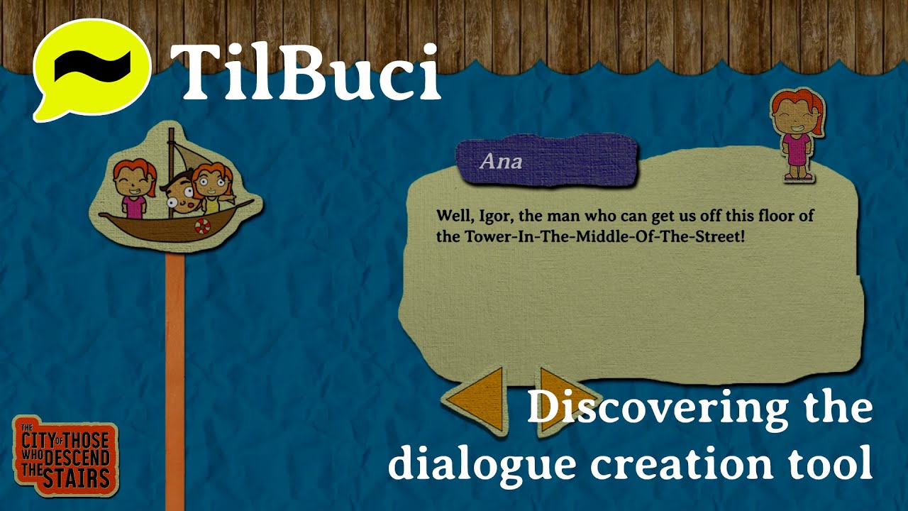 Discovering the dialogue creation tool