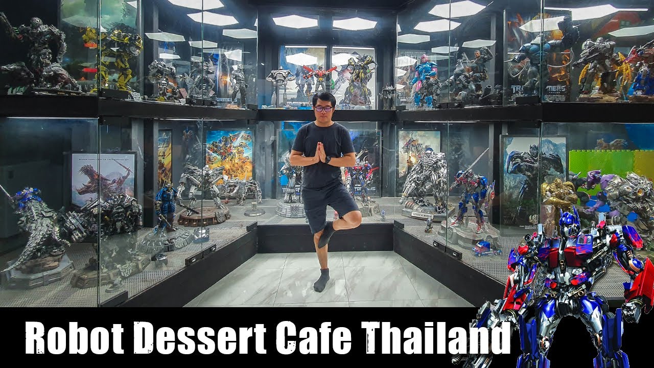 พาเที่ยว Robot Dessert Cafe Thailand Transformers Prime 1 เยอะมากหุ่นยนตร์เต็มร้านพาเที่ยวByToytrick