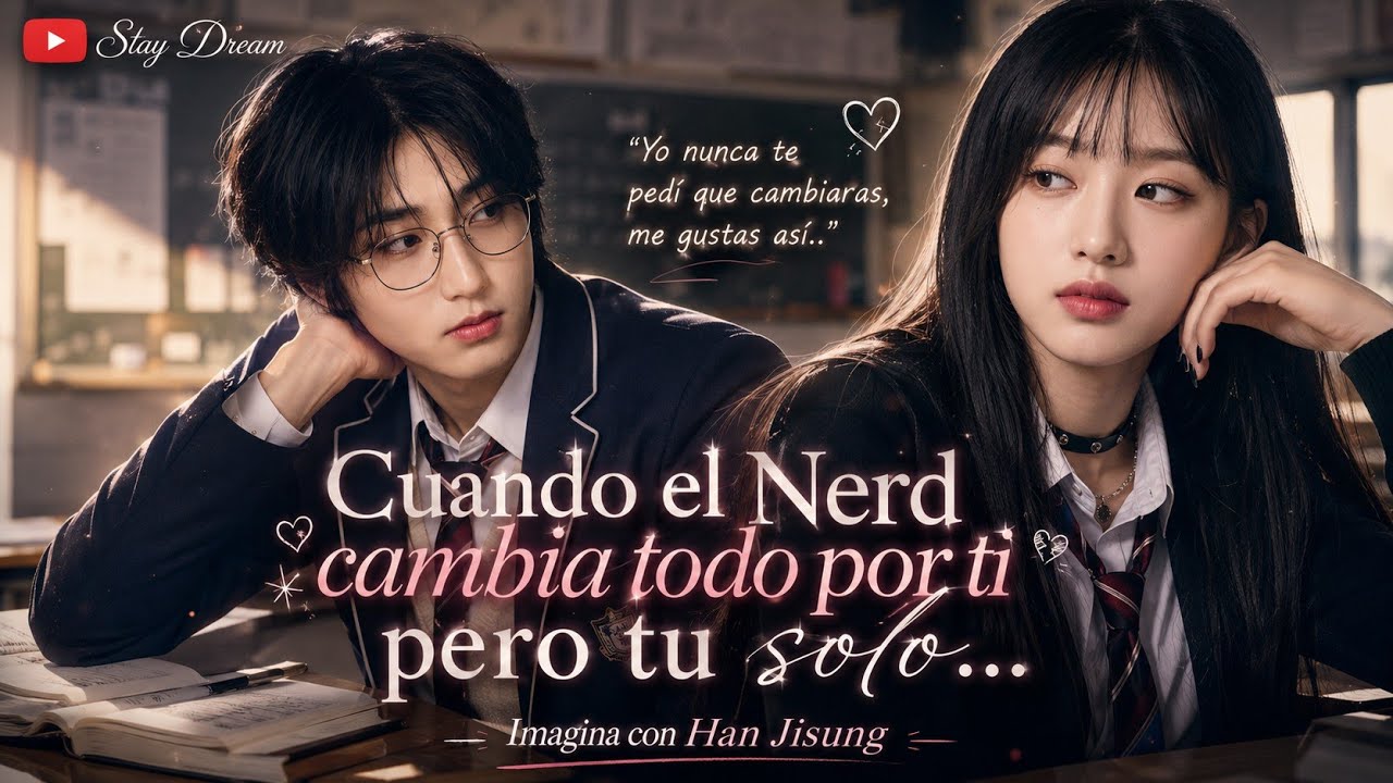 ❝Cuando El Nerd Cambia Todo Por Ti Pero Tú Solo..❞ | Imagina Con Han Jisung | Cap.Unico
