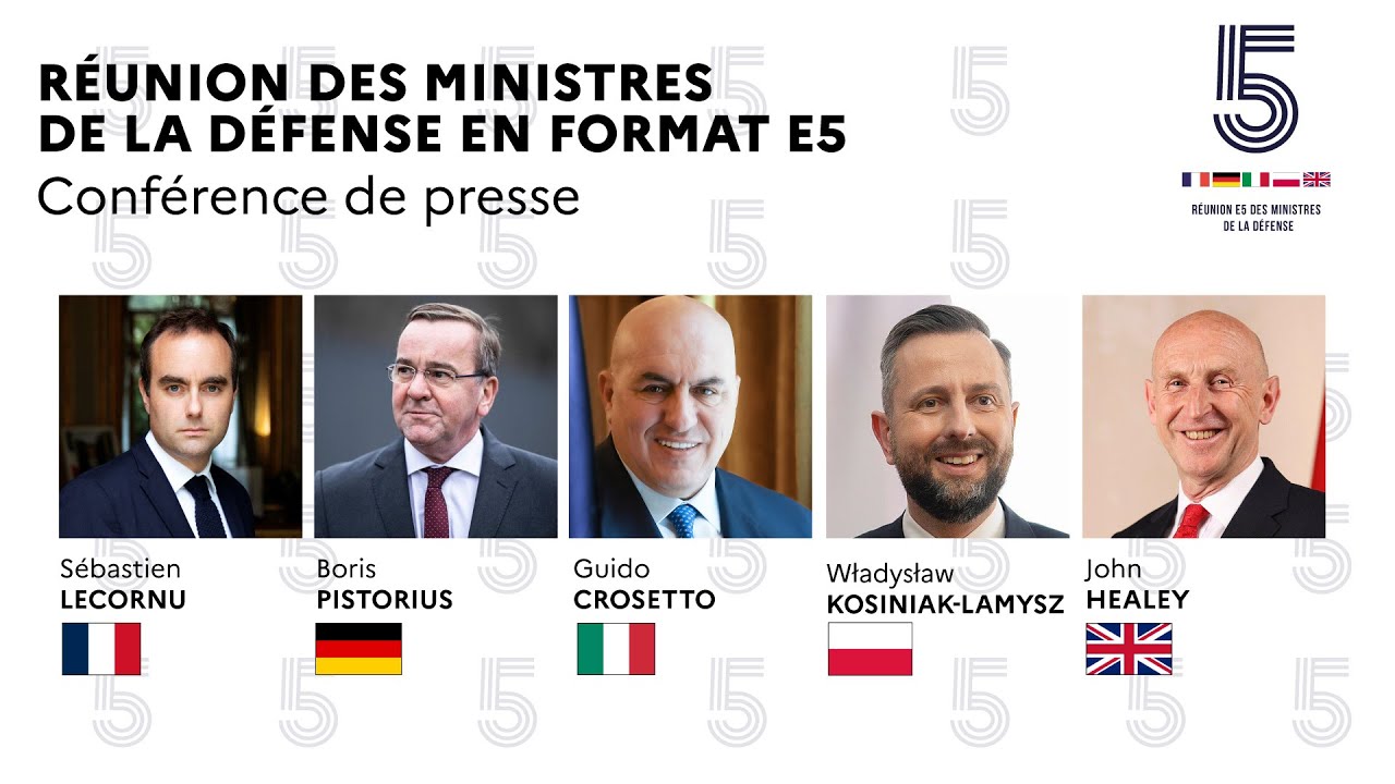 E5 Defence Ministers Press Conference