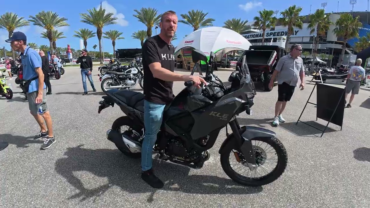2026 Kawasaki KLE 500 SE ABS Walkaround Bike Week Daytona Beach
