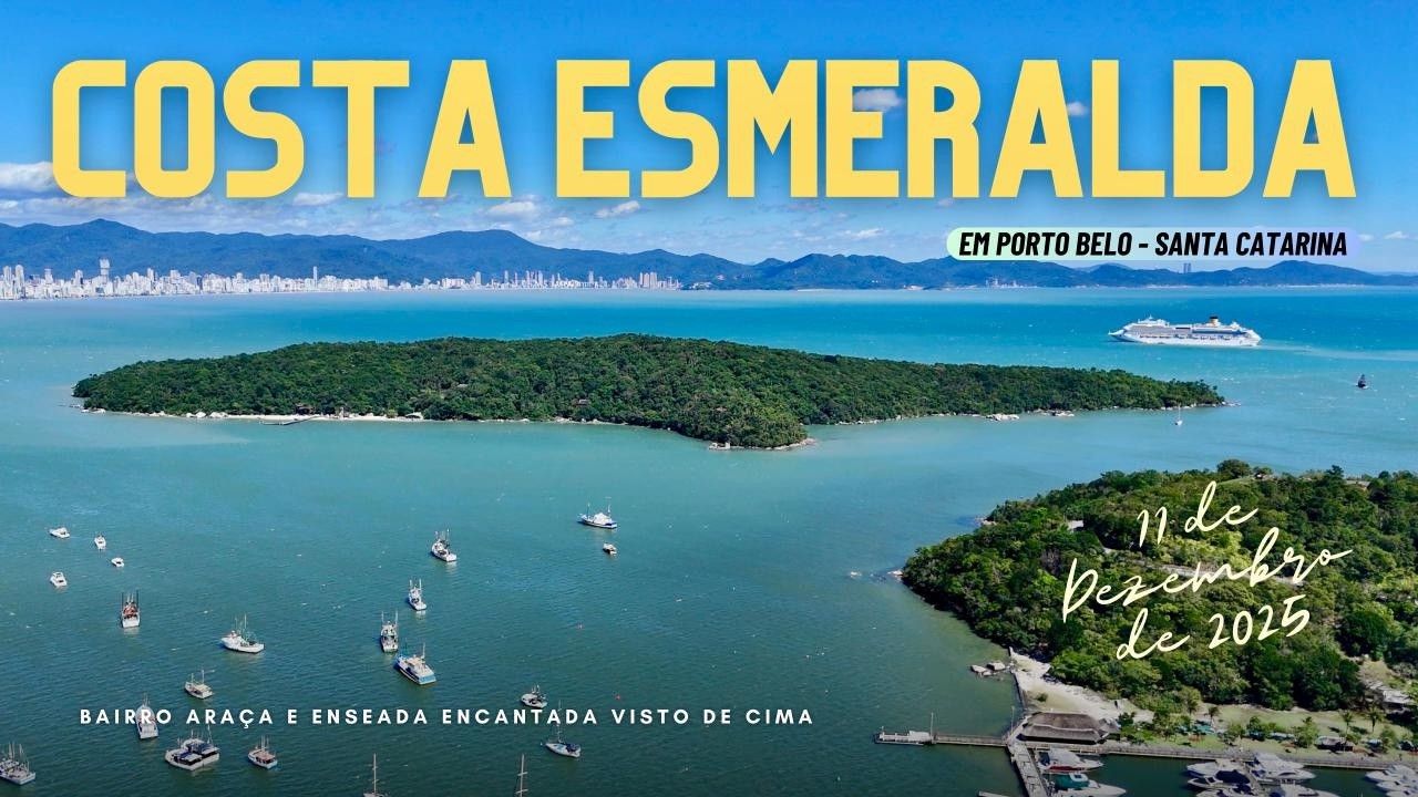 Costa Esmeralda Vista de Cima: Cruzeiro na Ilha de Porto Belo e Enseada Encantada