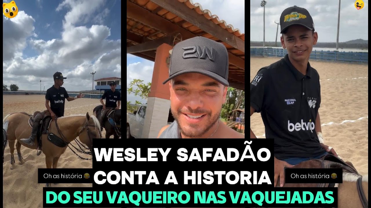 WESLEY SAFADÃO RESENHA E FALA O QUE SEUS VAQUEIROS APRONTAM NAS VAQUEJADAS