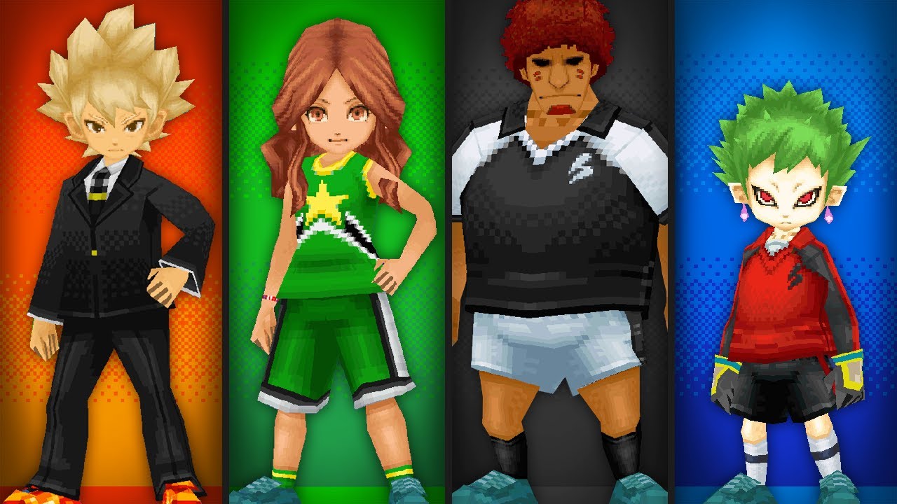 INAZUMA ELEVEN 2 All Team Uniforms (Nintendo DS)