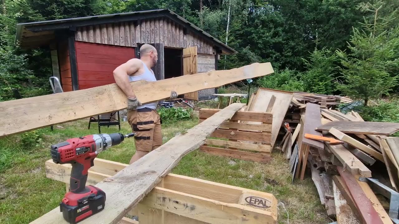#14 - Пристройка деревянного пола к сараю