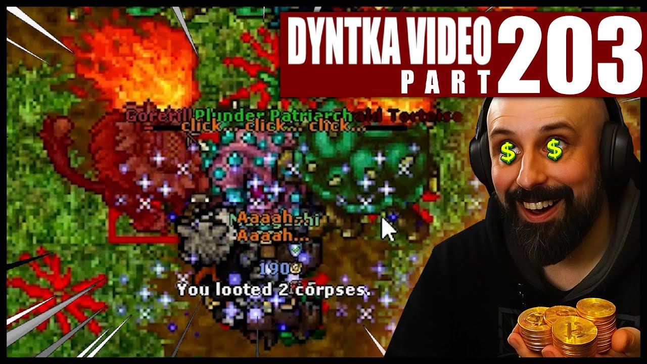 Kryształowy Rotworm to nie legenda! | Tibia - Dyntka Video odc. 203