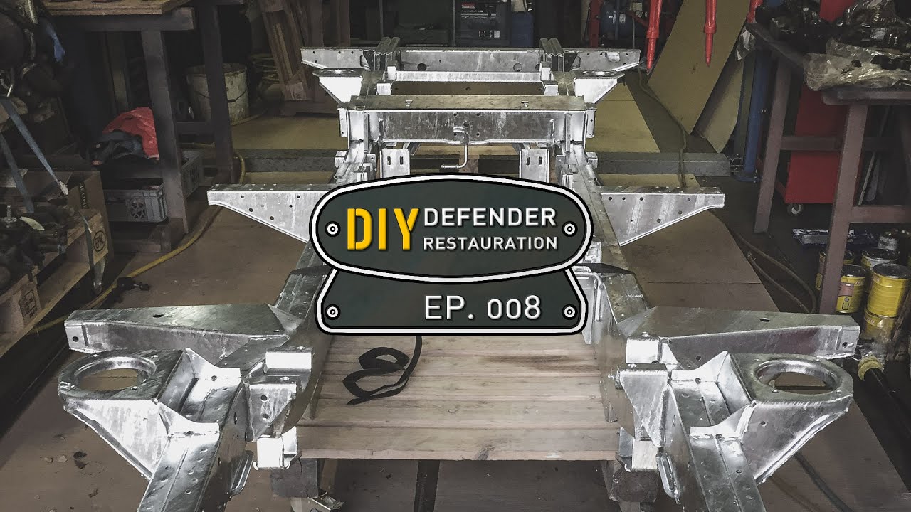 Neuer alter Rahmen - Chassis verzinkt - Land Rover Defender Restauration | EP. 8