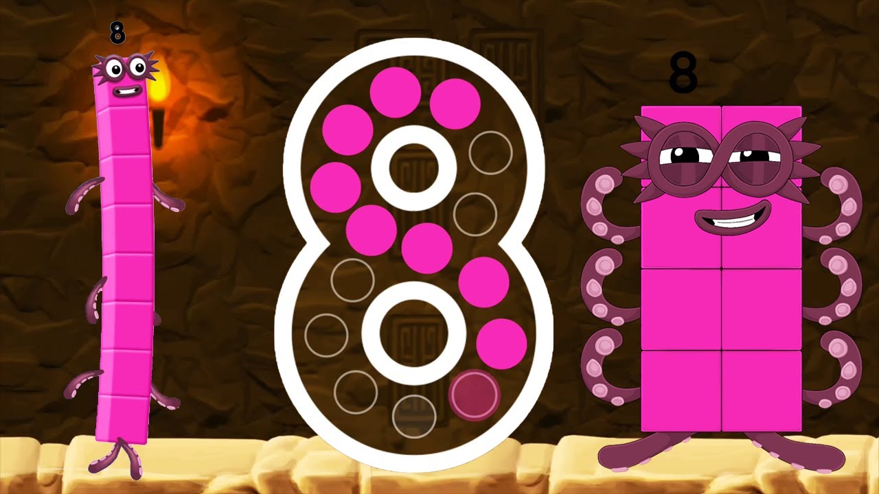 Numberblocks Numbers - Meet the Numbers with Numberblocks, Find Treasures - Educational  Kids Games