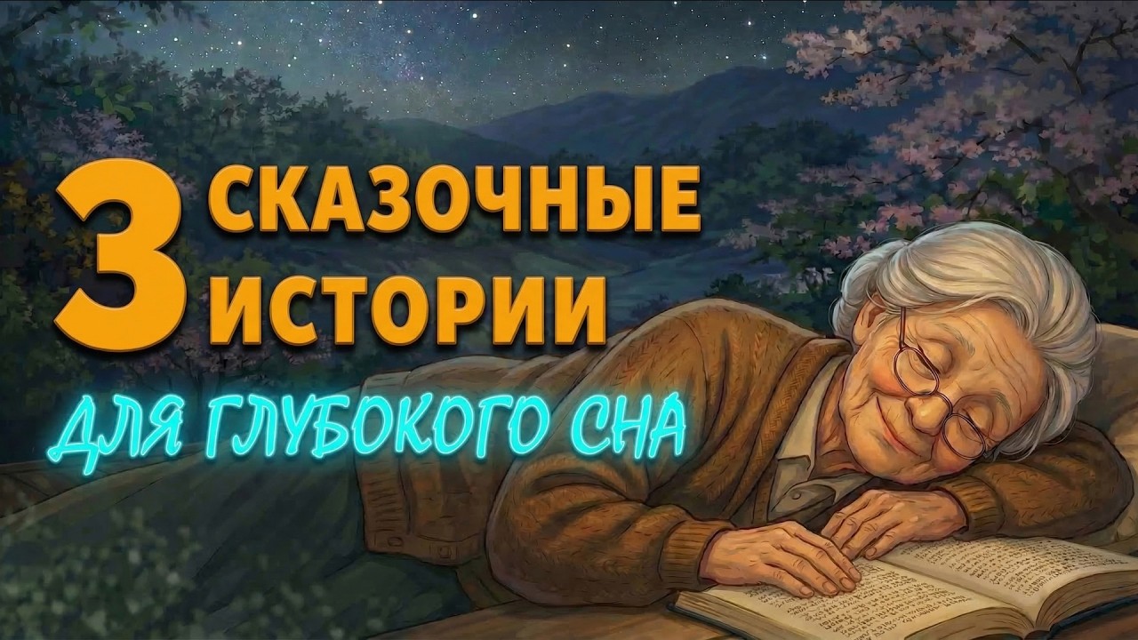 🌙✨ 3 Самых УСПОКАИВАЮЩИХ историй для сна 😴 ГЛУБОКИЙ СОН за 5 минут