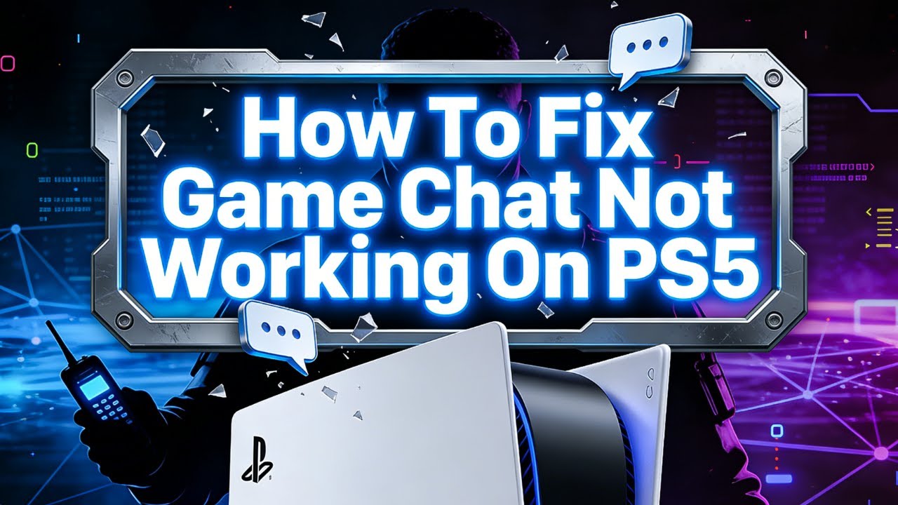 Как исправить проблему с неработающим игровым чатом на PS5