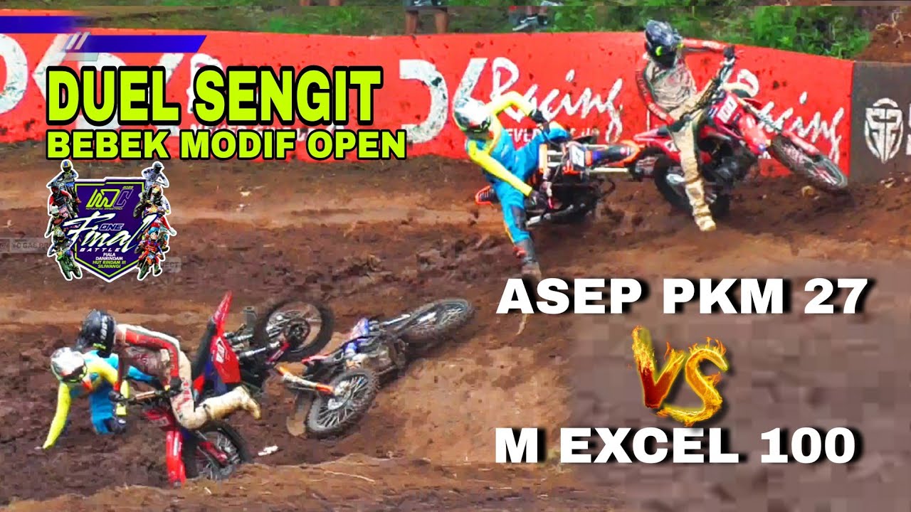 DUEL PANAS🔥 ASEP PKM 27 vs M EXCEL 100‼️Final West Java Championship MX GTX 2025 Bandung