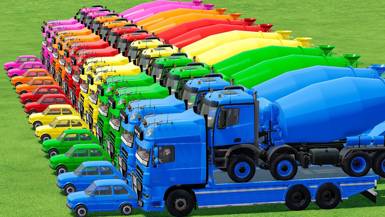 Big Mixer vs Mini Cars & Big Work In Fs22 | Farming Simulator 22 |