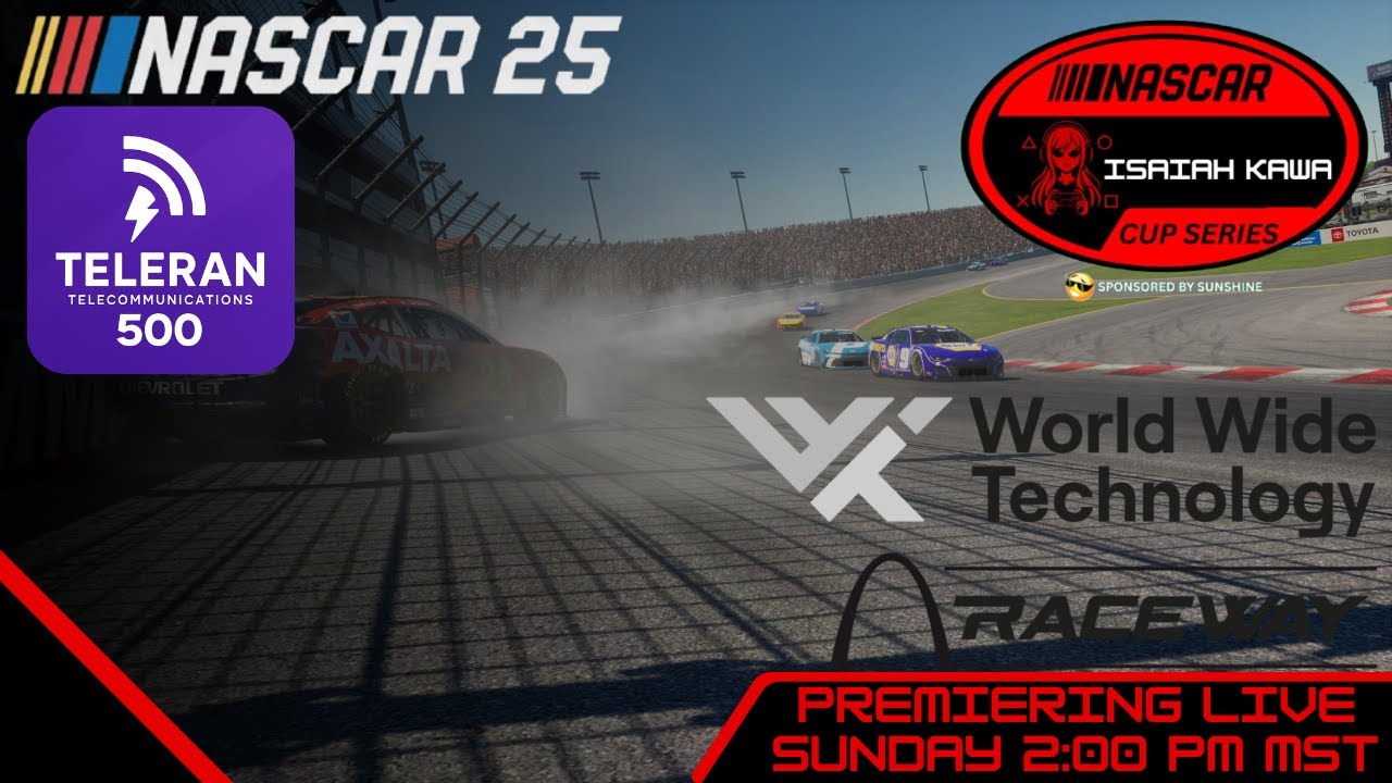 NASCAR '25 | TELERAN 500 | World Wide Technology Raceway | PS5