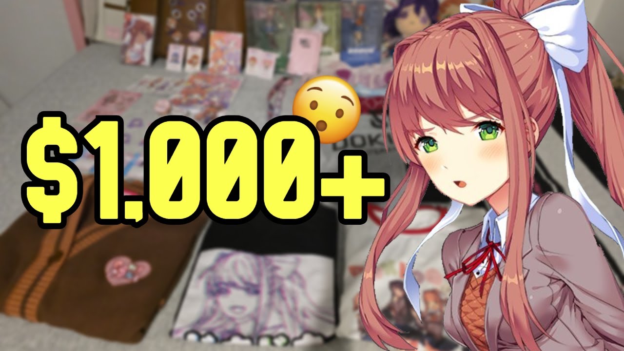 Самая безумная коллекция мерча по DDLC, которую я когда-либо видел.