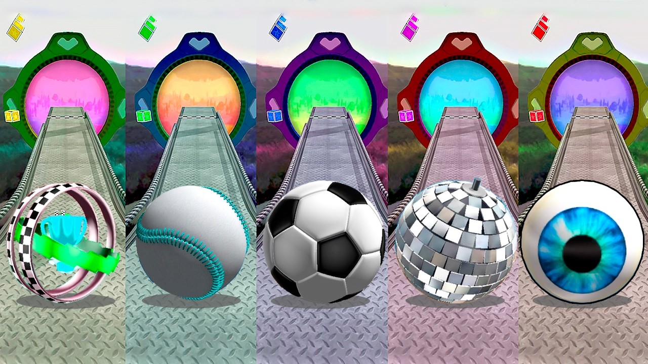 Going Ball - Which White Ball is the Best on the Same Level? Race-679