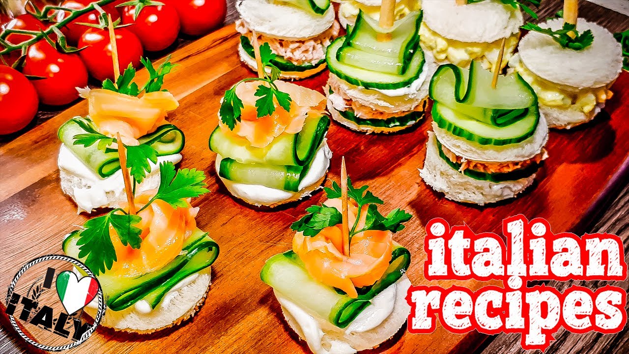 Appetizing Party Snacks !!! italian recipes!!!!