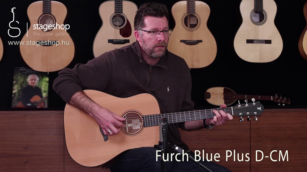 Furch Blue Plus D CM acoustic guitar demo in Stageshop