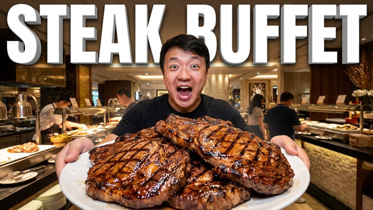 INSIDE the MOST EXPENSIVE All You Can Eat JAPANESE STEAK & SEAFOOD Buffet in the Philippines!