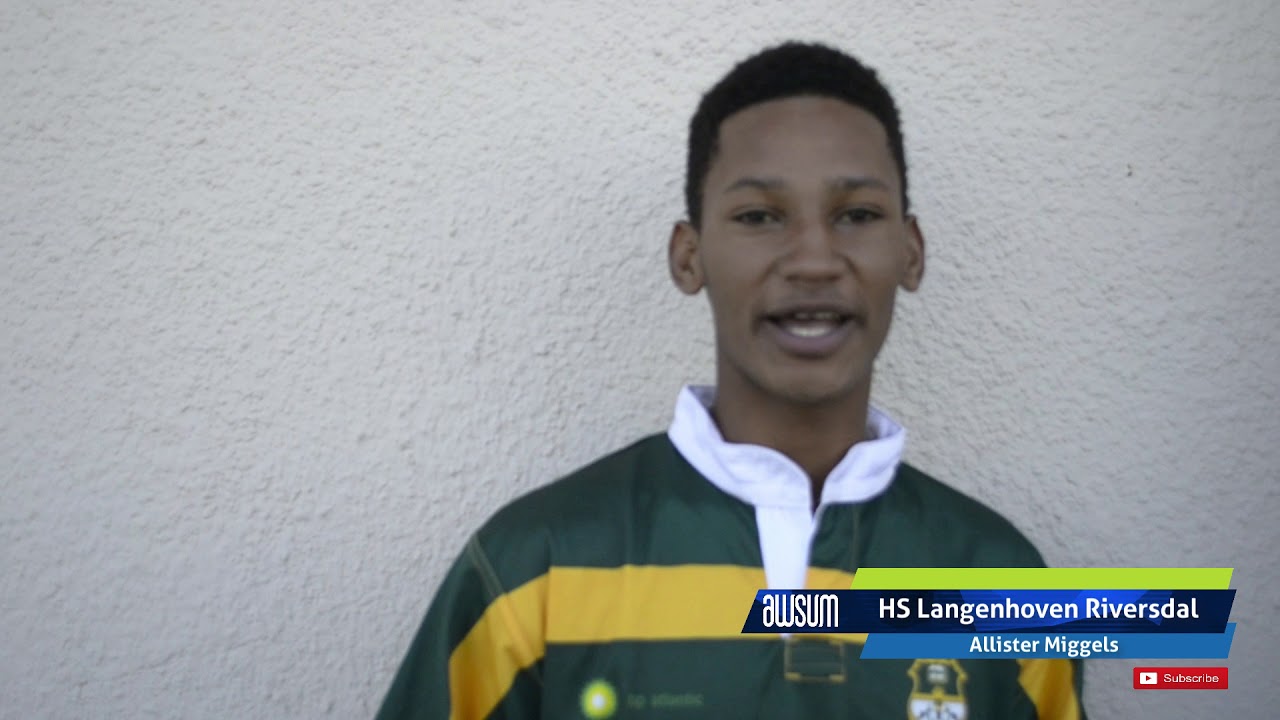 HS Langenhoven Riversdale se 1ste rugbyspan kaptein is baie positief oor die interskole wedstryd