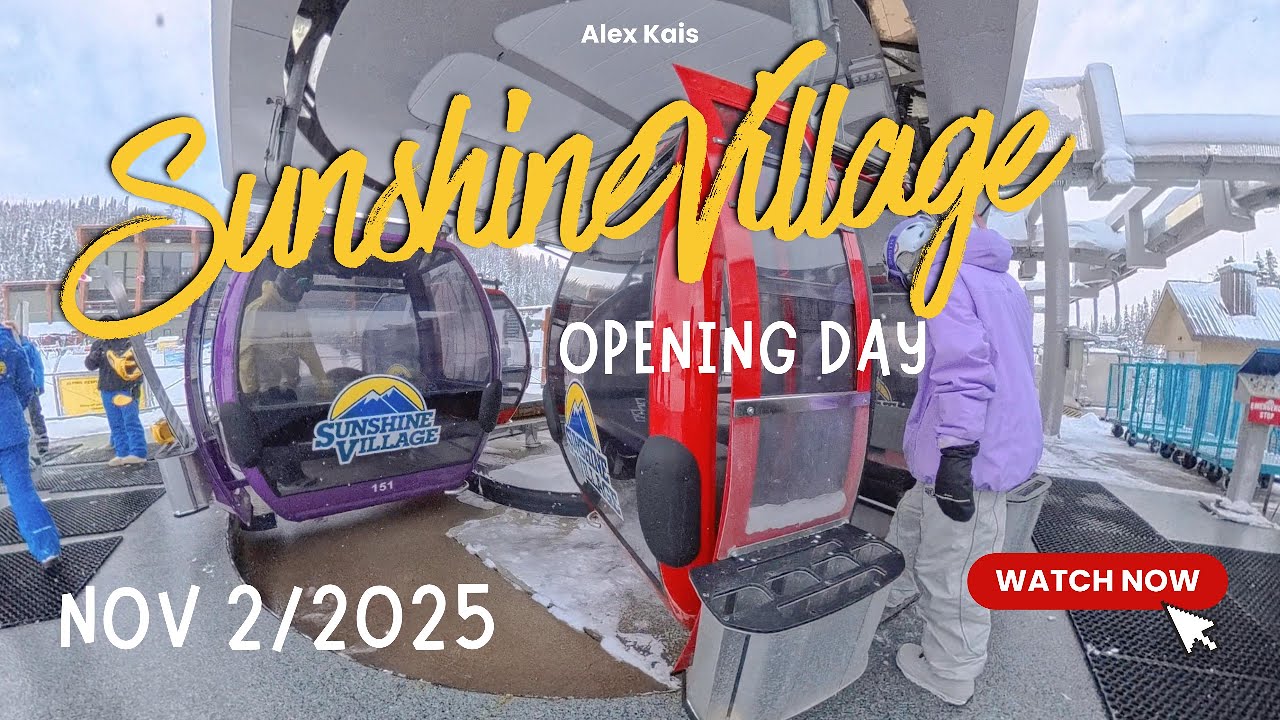 Canada’s First Ski Resort to Open | Sunshine Village November 2!