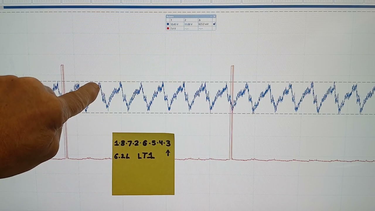 #relativecompression #oscilloscope #picoscope Relative Compression Test