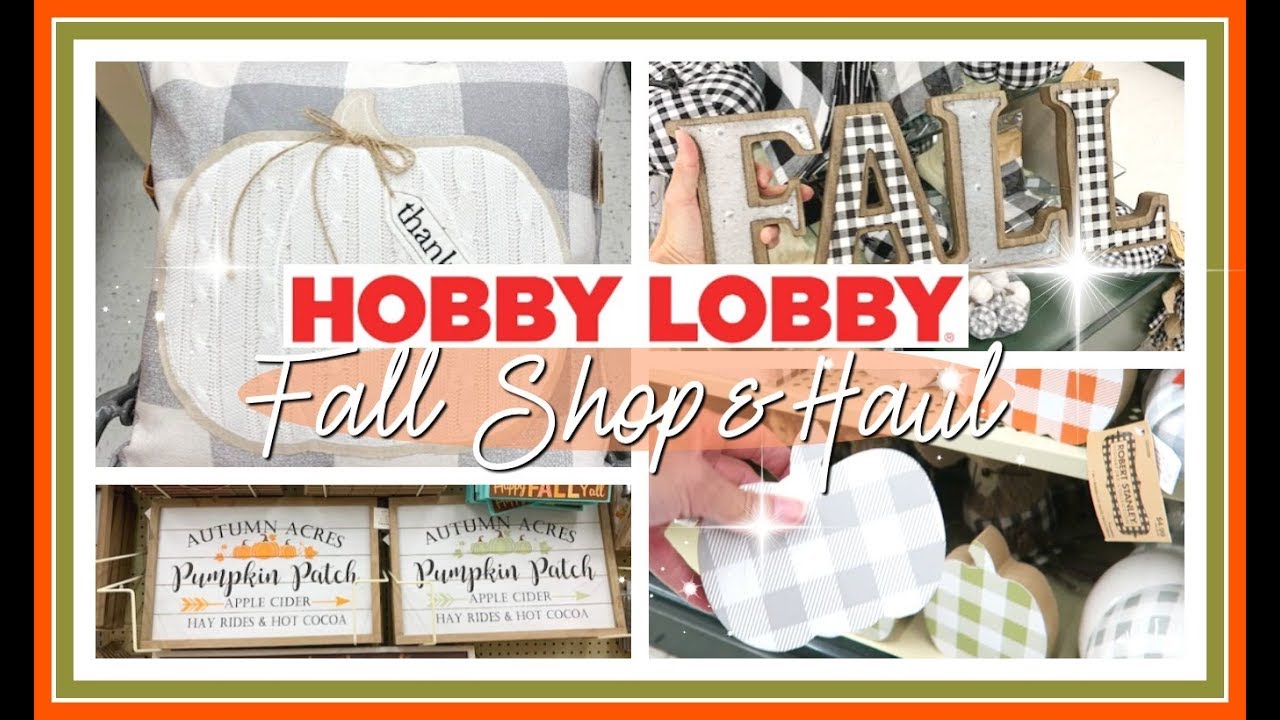 FINDING THE BEST FALL DECOR AT HOBBY LOBBY! | FALL DECOR HAUL 2019