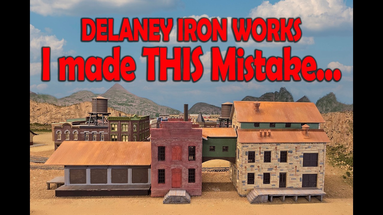 От коробки до выставочного экземпляра: сборка модели Delaney Iron Works в масштабе HO (со всеми о...