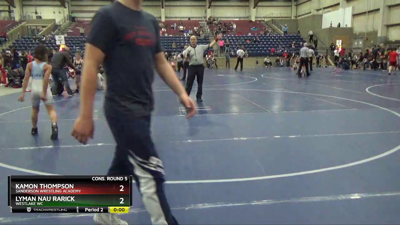 10U 71 Lyman Nau Rarick Westlake WC Vs Kamon Thompson Sanderson Wrestling Academy