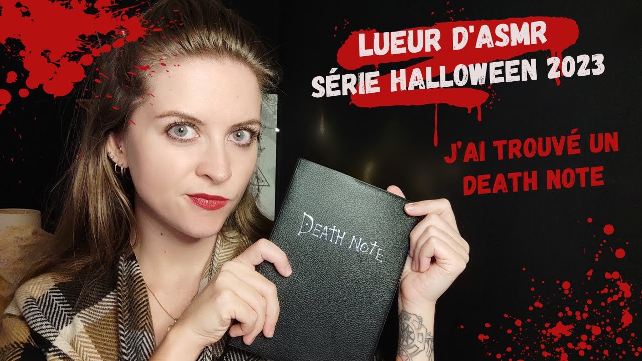 ASMR FR | ROLEPLAY HALLOWEEN #12 : J'ai trouvé un Death Note ☠️