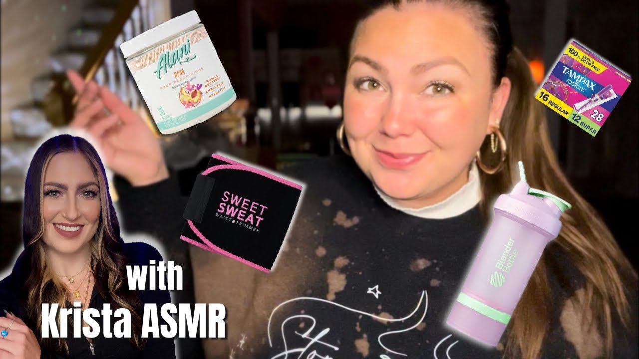 ASMR| What’s in my Gym Bag? 💪🏼🏋🏻‍♀️👟 (collab with @KristaASMR)