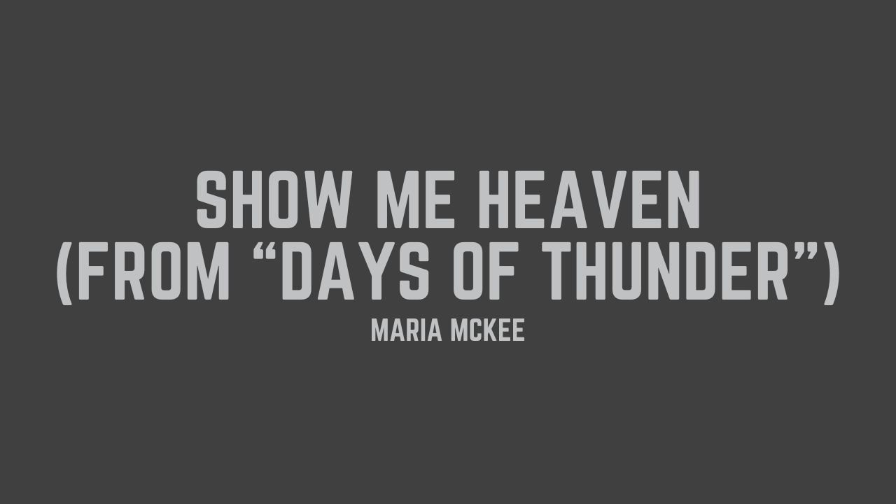 Maria McKee - Show Me Heaven (from 