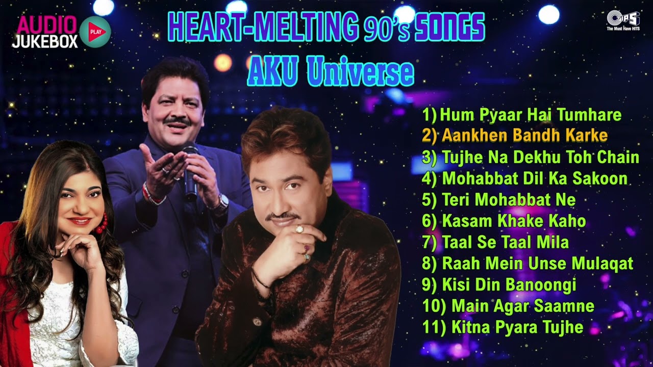 Alka Yagnik, Udit Narayan, Kumar Sanu | 90s Hindi Songs | 90s Love Hindi Songs | 90s हिंदी गाने