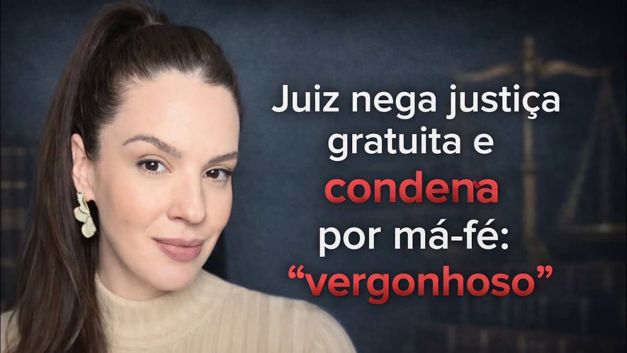 Não conseguiu justiça gratuita e foi condenado pelo juiz 