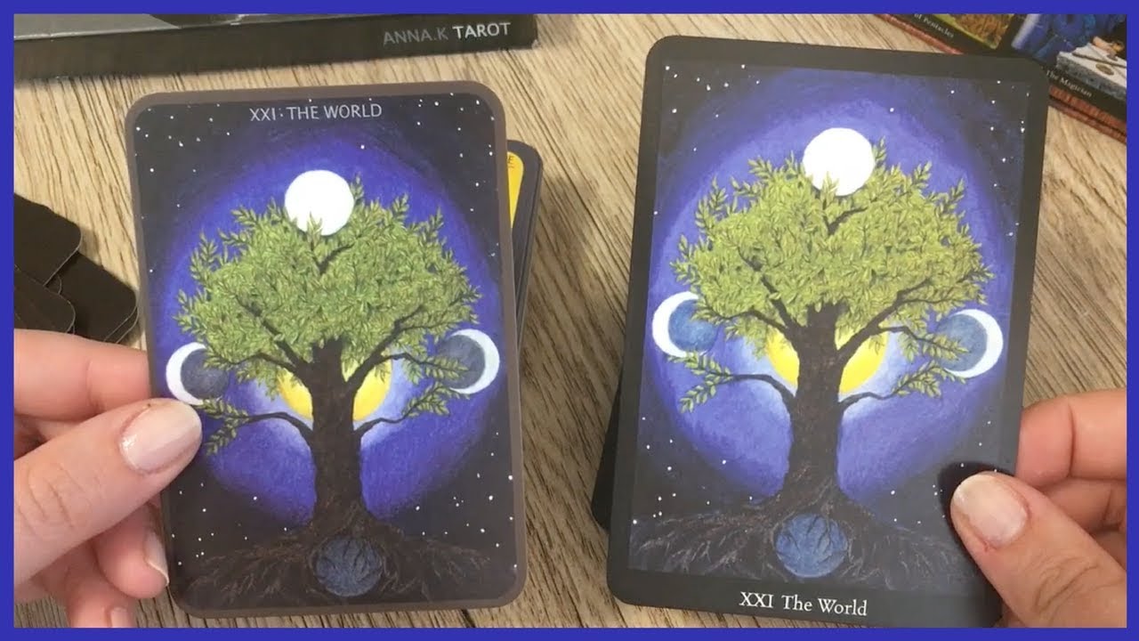 Anna K Tarot Card by Card Comparison of Self-Published 2nd Edition and Llewellyn Printing