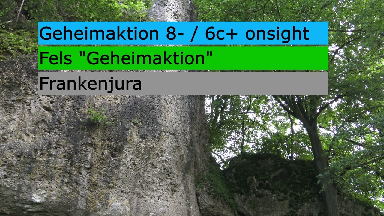 Geheimaktion 8- / 6c+ ** onsight