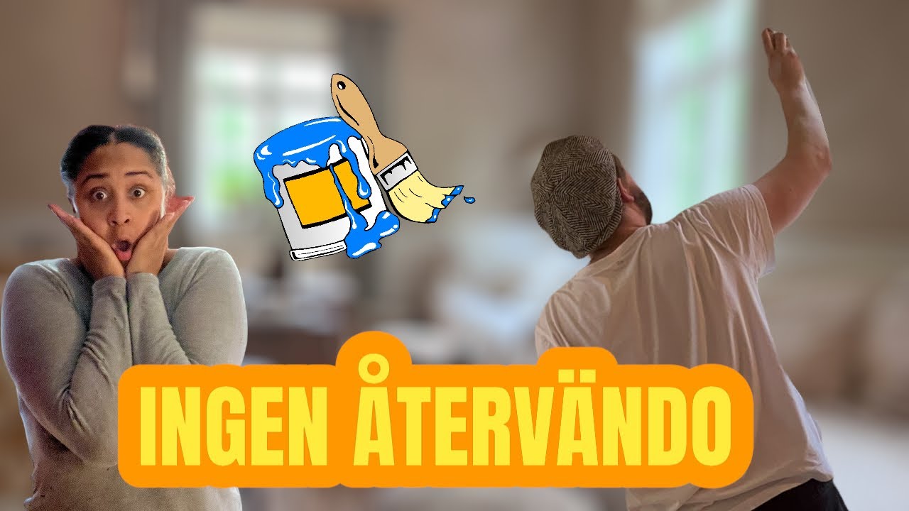 MÅLA MED KALKFÄRG - SÅ NERVÖSA 😳 | VLOGG E35 #livetpålandet #vlogg #jotun #bareminerals #gård
