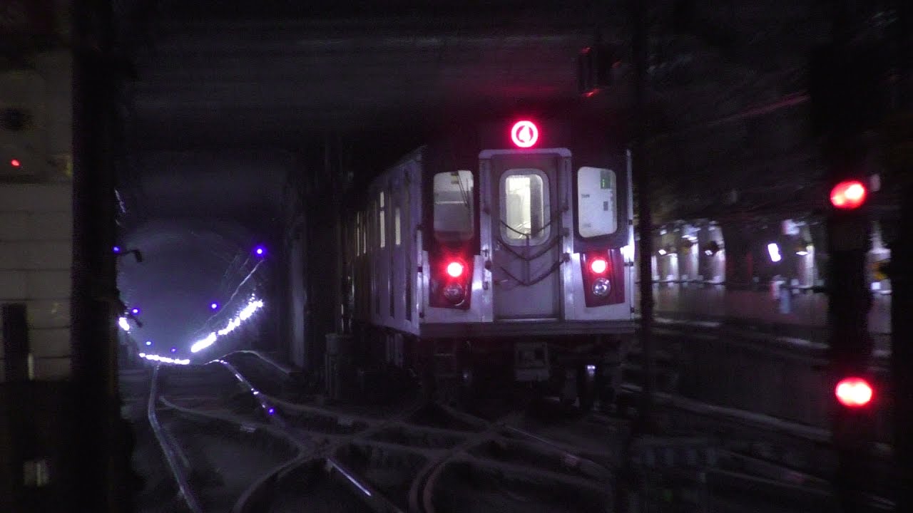 NYC Subway HD 60fps: Manhattan-Bound R142 4 Train Departs Borough Hall Station (3/18/17)