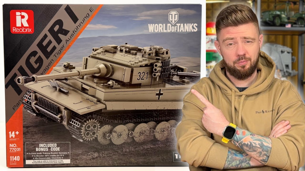 TIGER I WORLD OF TANKS 🐅 REOBRIX 77031 RECENZJA