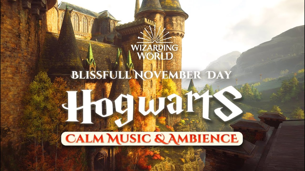Calm Day at Hogwarts - Relaxing Harry Potter Music & Ambience #relaxing #study 