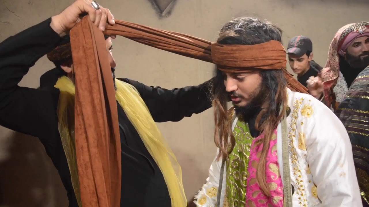 الجزء الاول تحضيرات مشهد المسرحي انتصار القيود مصيبة الأمام الكاظم(ع)هيئة ليلة العاشر من محرم الحرام