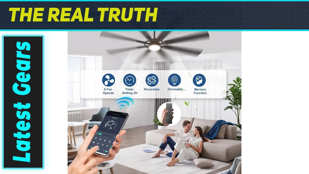 BvenuBigLite 72 Inch Ceiling Fan: The Massive Airflow Solution You ve Been Looking For