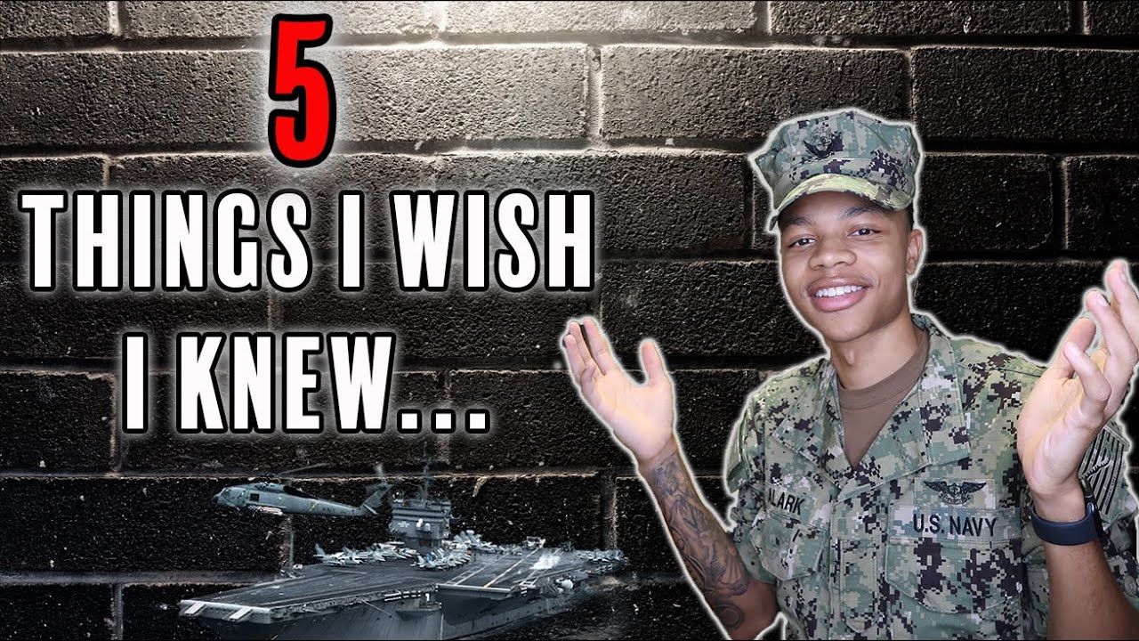 5 Things I Wish I Knew Before Joining The Navy *WATCH BEFORE JOINING*