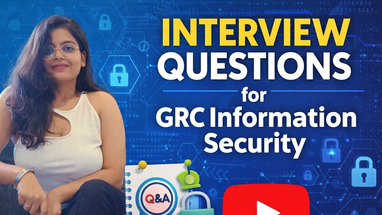 GRC Interview Questions for Beginners | Information Security | ISO 27001 #grc #audit