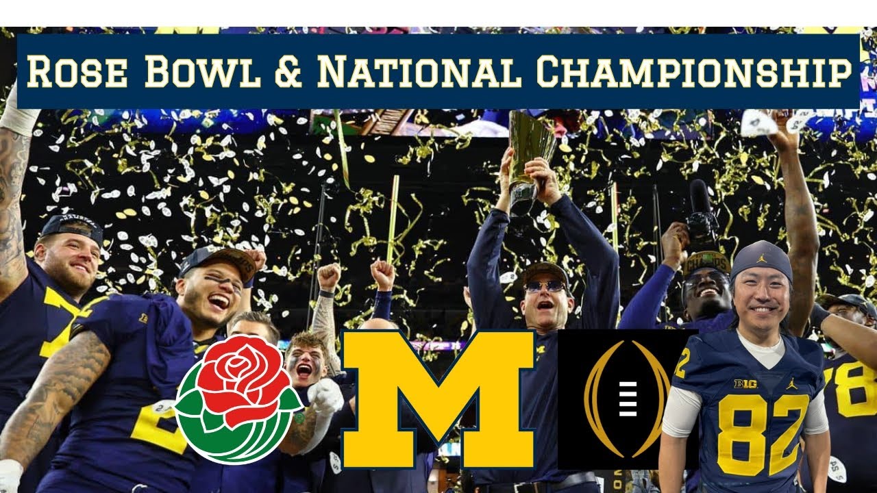 Michigan Football 2023-2024: Journey to the Rose Bowl & National Championship