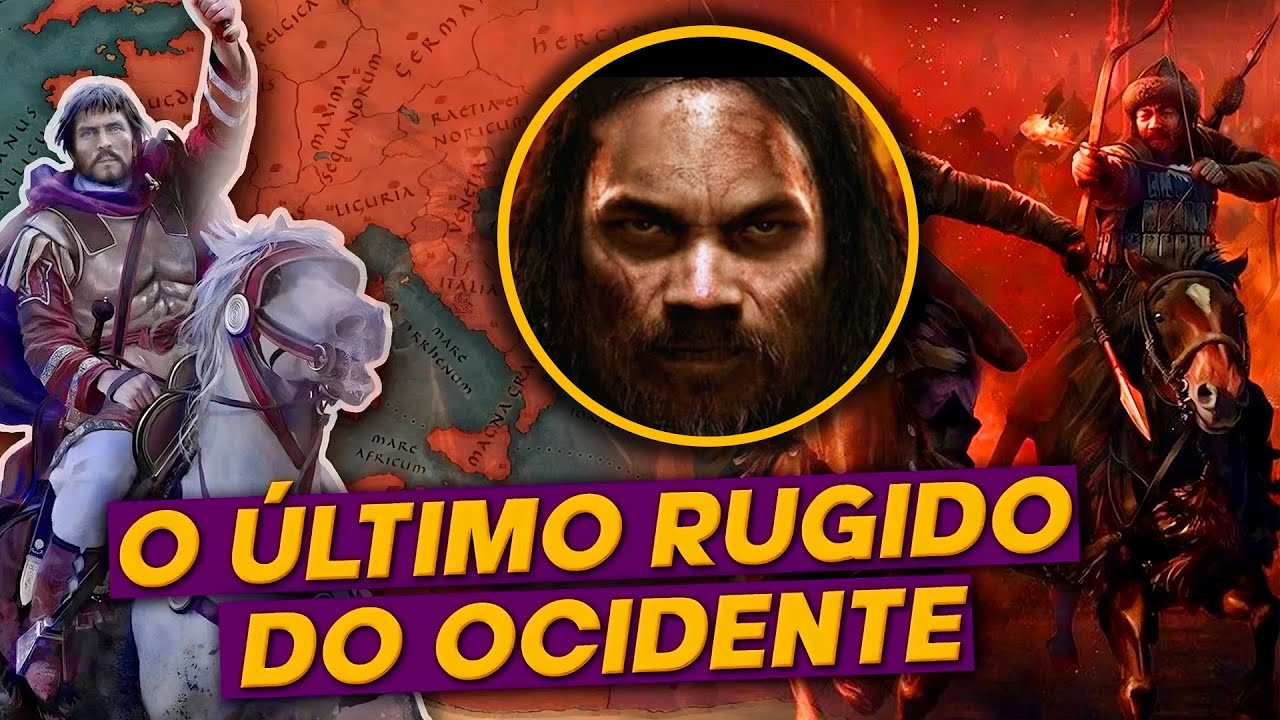 ÁTILA O HUNO VS ROMA OCIDENTAL - Batalha dos Campos Cataláunicos [Completo]