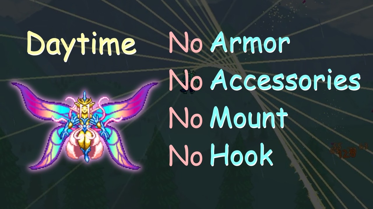 Unequipable: Daytime Empress of Light (Master Mode Terraria Challenge)