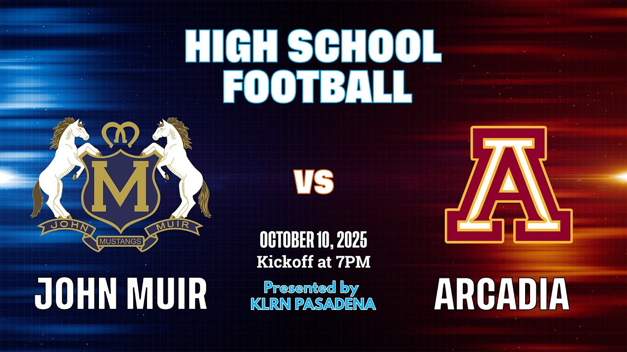 High School Football:  John Muir Mustangs vs. Arcadia Apaches