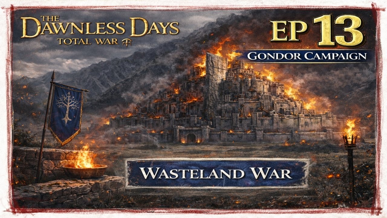 Mordor Waste Lands – Dawnless Days – Gondor Campaign Total War Attila EP 13