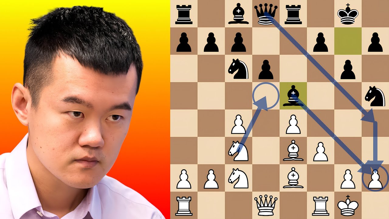 Ding Liren smashes the King's Indian Defense in 25 moves